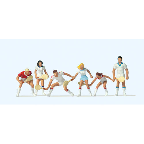 Preiser H0 10078 Tennisspelers - Modeltreinshop