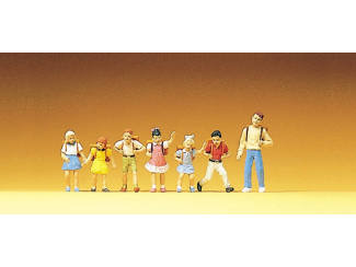 Preiser H0 10181 Schoolgaande Kinderen - Modeltreinshop