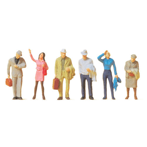 Preiser H0 14088 Wachtende reizigers - Modeltreinshop