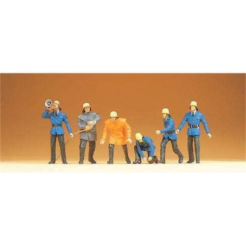 Preiser H0 14201 Brandweer mannen - Modeltreinshop