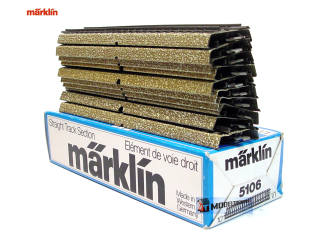 Marklin M Rail H0 5106 Recht 1/1 10 stuks in OVP - Modeltreinshop