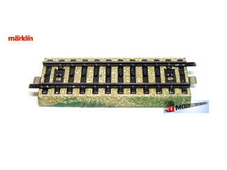 Marklin M Rail H0 5107 Passtuk Recht 90mm 1/2 - Modeltreinshop