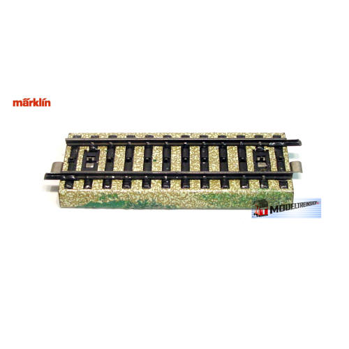 Marklin M Rail H0 5107 Passtuk Recht 90mm 1/2 - Modeltreinshop