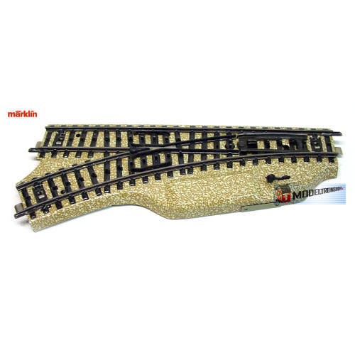 Marklin M Rail H0 5122 Rechte Handwissel Links - Modeltreinshop