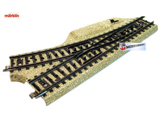 Marklin M Rail H0 5123 Rechte Handwissel Rechts - Modeltreinshop