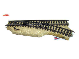Marklin M Rail H0 5123 Rechte Handwissel Rechts - Modeltreinshop