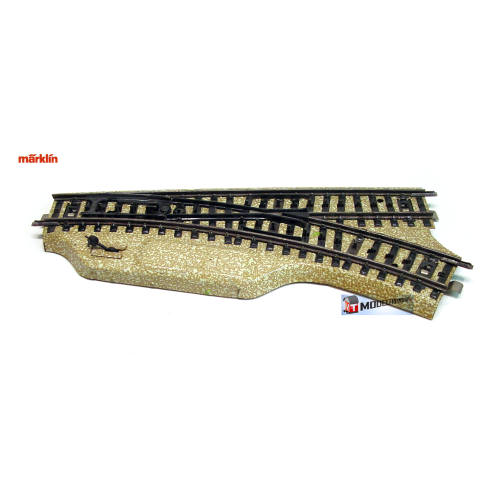 Marklin M Rail H0 5123 Rechte Handwissel Rechts - Modeltreinshop