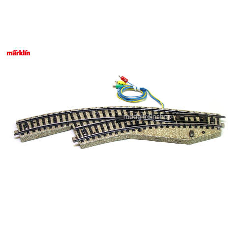 Marklin M Rail H0 5140 Elektrische Boogwissel Links - Modeltreinshop