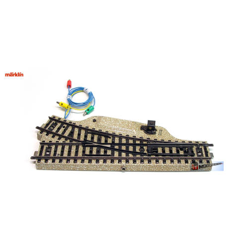 Marklin M Rail H0 5203 Elektrische Rechte wissel Links - Modeltreinshop