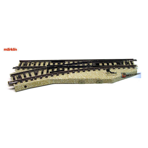 Marklin M Rail H0 5221 Rechte Handwissel Links - Modeltreinshop