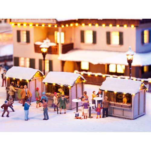 Noch H0 66412 Kerstmarkt kramen - Modeltreinshop