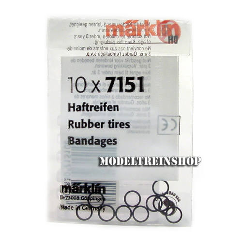 Marklin H0 7151 Rubber Antislip Banden - Modeltreinshop