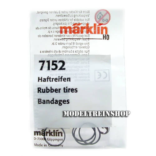 Marklin H0 7152 Rubber Antislip Banden - Modeltreinshop