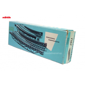 Marklin M Rail H0 7167 2x Gebogen oprit, brug van metaal - Modeltreinshop
