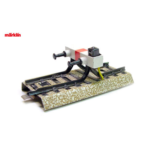 Marklin M Rail H0 7191 V1 Stootblok met verlichte afsluitlantaarn - Modeltreinshop