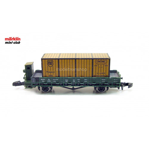 Marklin Z 80002 Museumwagen 1991 Rungenwagen m. Bremserhaus und Co - Modeltreinshop