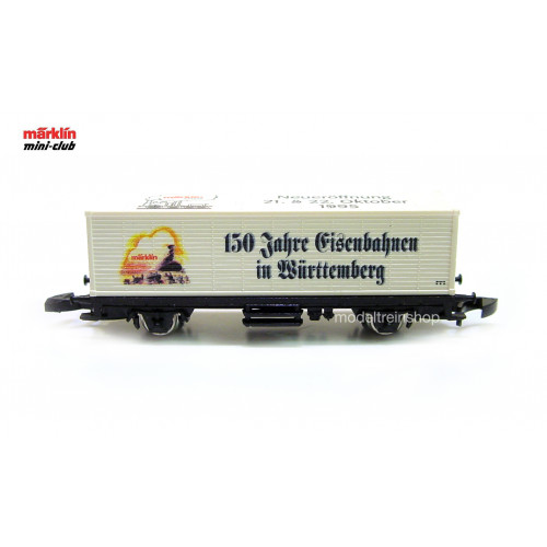 Marklin Z 8617 V008 Containerwagen 150 Jahre Eisenbahnen - Modeltreinshop