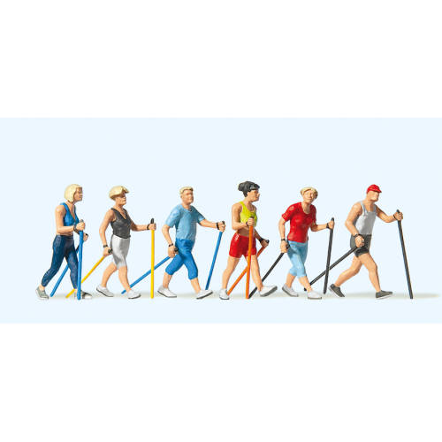 Preiser H0 10575 Nordic Walking - Modeltreinshop