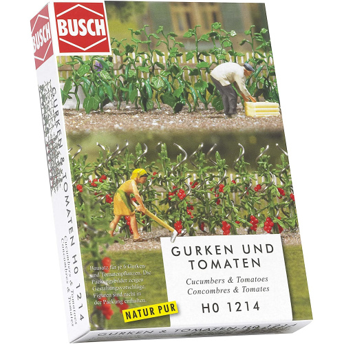 Busch H0 1214 Komkommer en Tomaten - Modeltreinshop