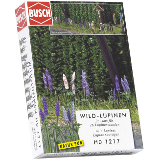Busch H0 1217 Wilde Lupinen Paars kleuren - Modeltreinshop