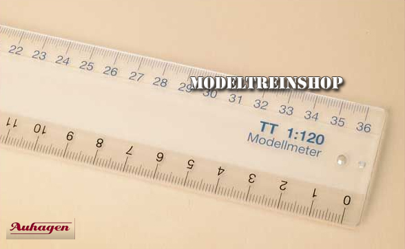 Auhagen TT 99005 Schaal Lineaal - Modeltreinshop