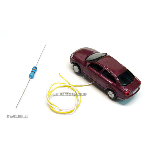 N - Auto Aubergine met Voor- en Achter Led licht - Modeltreinshop