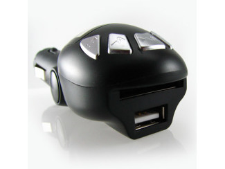Auto MP3 Speler Car MP3 FM modulator SD Kaart USB stick Zwart - Modeltreinshop
