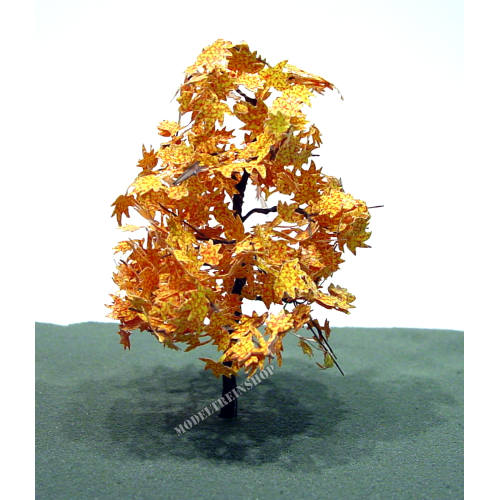 Boom 001 Geel Oranje Herfst bladeren - Modeltreinshop