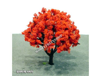 Boom 009 - Rood bol 4 cm - Modeltreinshop