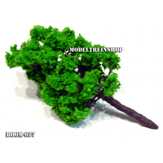 Boom 027 - Middengroen Forse boom 13 cm - Modeltreinshop