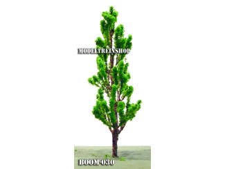 Boom 030 - Middengroen slanke boom 11 cm - Modeltreinshop