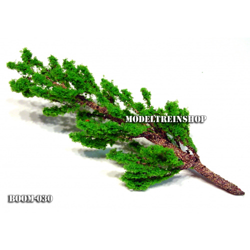 Boom 030 - Middengroen slanke boom 11 cm - Modeltreinshop