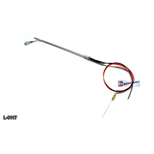 L-0117 H0 - LED Lantaarnpaal 12V - Warm Wit Licht - Modeltreinshop