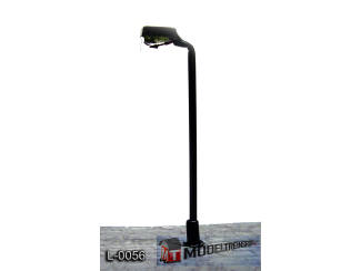 L-0056 H0 - Lantaarnpaal 12V Zwart - Modeltreinshop