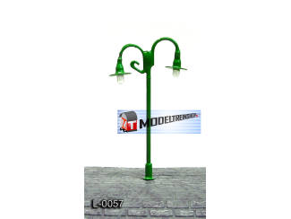 L-0057 H0 - N - Lantaarnpaal 12V Licht Groen - Modeltreinshop