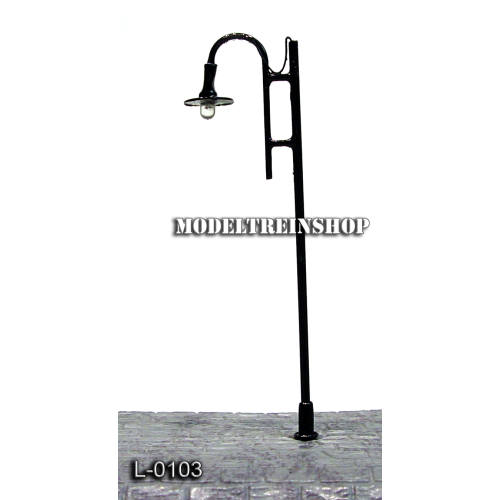 L-0103 H0 - LED Lantaarnpaal Koud Wit - Modeltreinshop