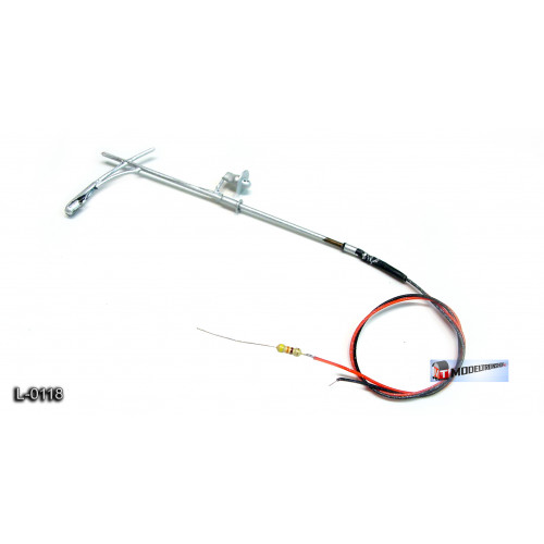 L-0118 H0 - Lantaarnpaal Led Warm Wit - Modeltreinshop