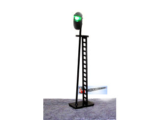 Sein met 2 led - Groen / Rood- Modeltreinshop