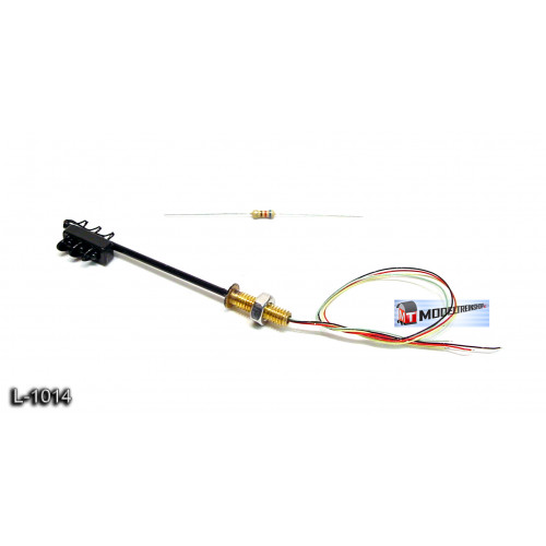 L-1014 H0 - Stoplicht met 3 Led - Groen / Oranje / Rood 16v - Modeltreinshop