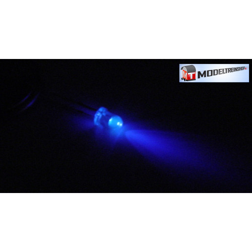 L-1507 - Clear Led 3mm UV Ultra Violet 3v - Modeltreinshop