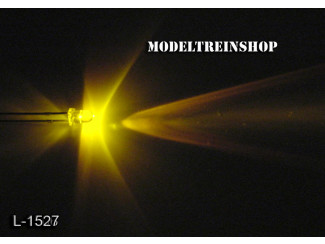 L-1527 - Clear Led 5mm Oranje / Amber 3v - Modeltreinshop