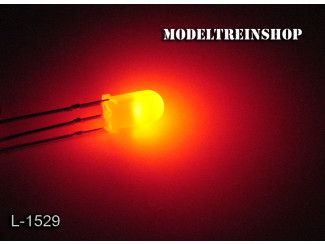 L-1529 - 3 Pins Duo Led 5mm - Groen / Rood 3v - Modeltreinshop