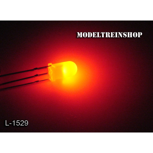 L-1529 - 3 Pins Duo Led 5mm - Groen / Rood 3v - Modeltreinshop