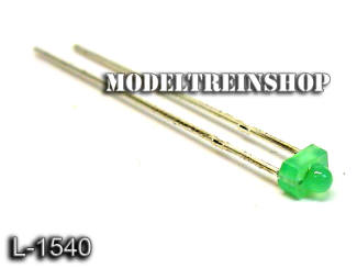 L-1540 - Led 1,8mm Groen 3v - Modeltreinshop