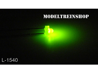 L-1540 - Led 1,8mm Groen 3v - Modeltreinshop