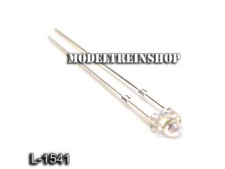 L-1541 - Clear Led 1,8mm Wit 3v - Modeltreinshop