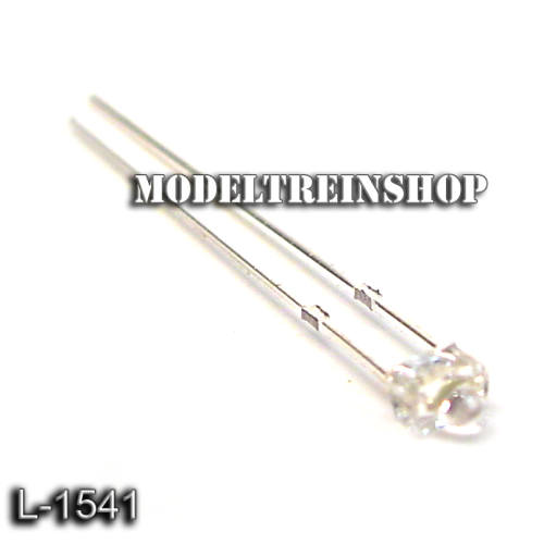L-1541 - Clear Led 1,8mm Wit 3v - Modeltreinshop
