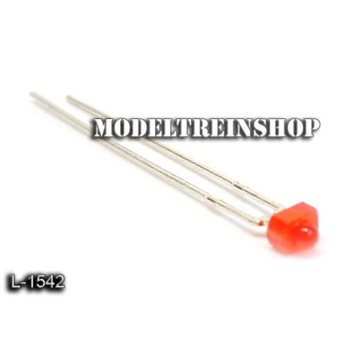 L-1542 - Led 1,8mm Rood 3v - Modeltreinshop