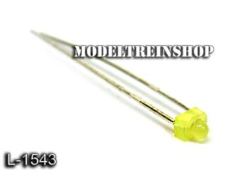 L-1543 - Led 1,8mm Geel 3v - Modeltreinshop