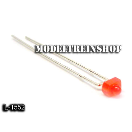 L-1552 - Led 2mm Rood 3v - Modeltreinshop